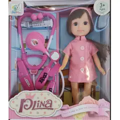 GENERICO - Muñeca Enfermera 26cm Más Set De Doctora