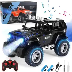 TOYUN TOYUN - Coche De Juguete De Control Remoto Para Niños Con 2 Pilas