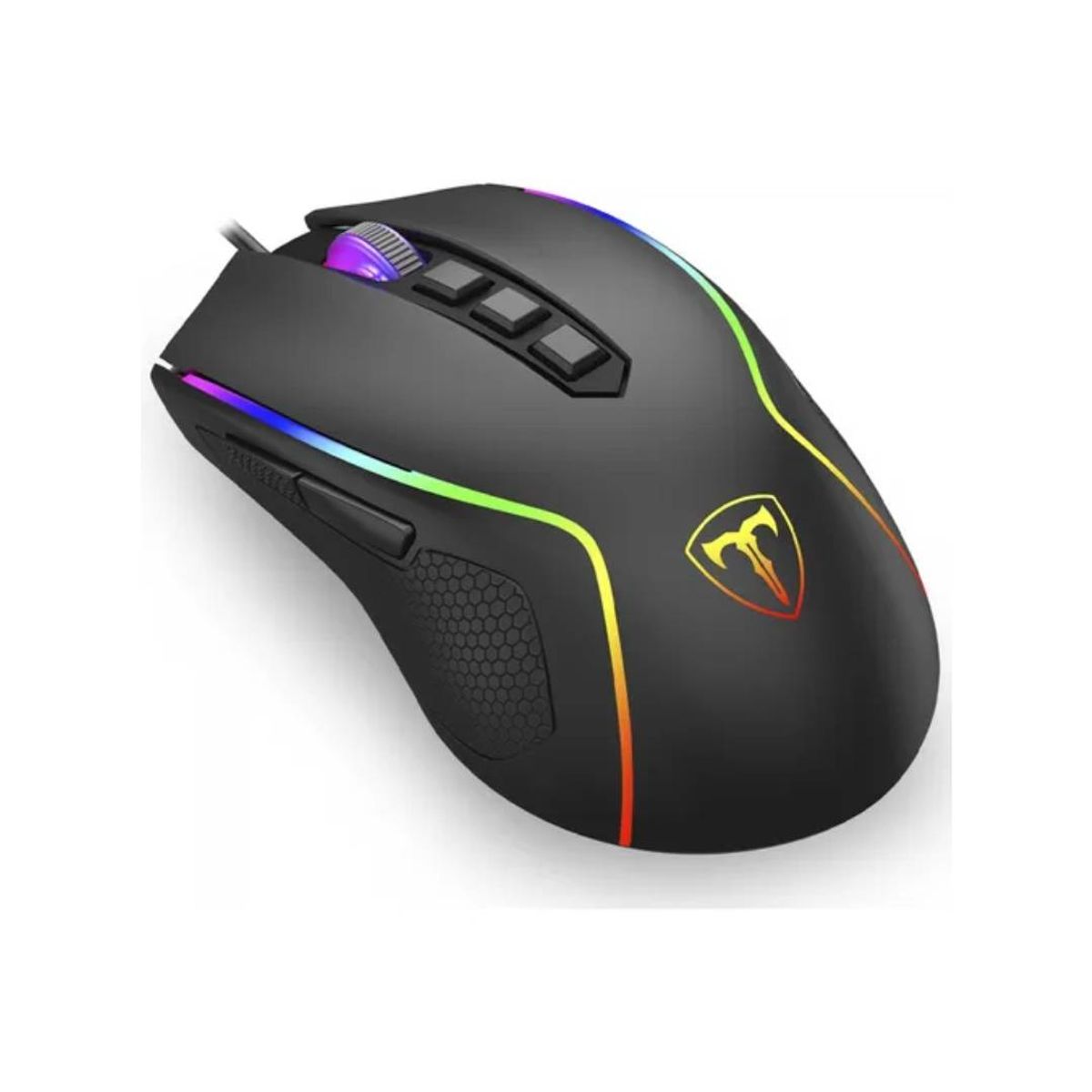 T-DAGGER - Mouse T-Dagger Darkangel T-TGM209 Cableado Negro