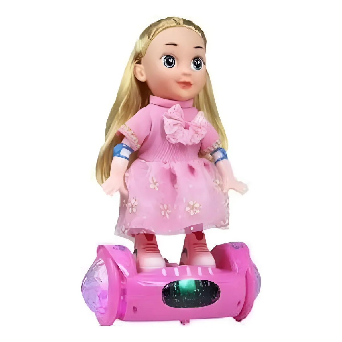 GENERICO - Muñeca Doll Con Balance Patineta Musical Y Luces