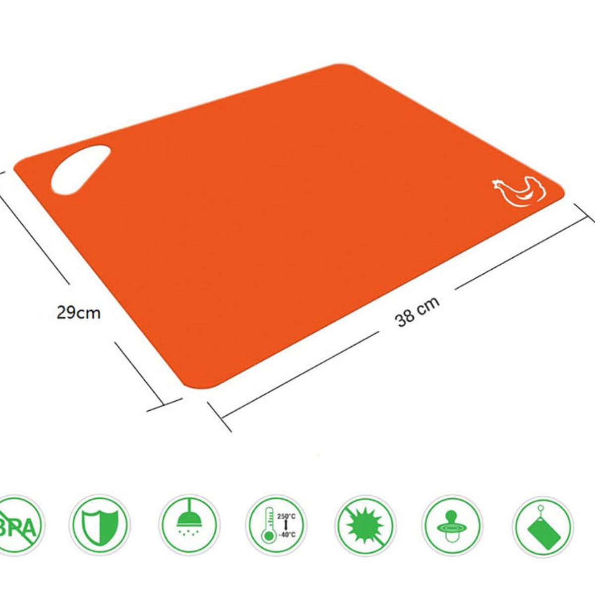 ATURE - Juego De 6 Tablas De Cortar Plásticas Multiusos Vale La Pena