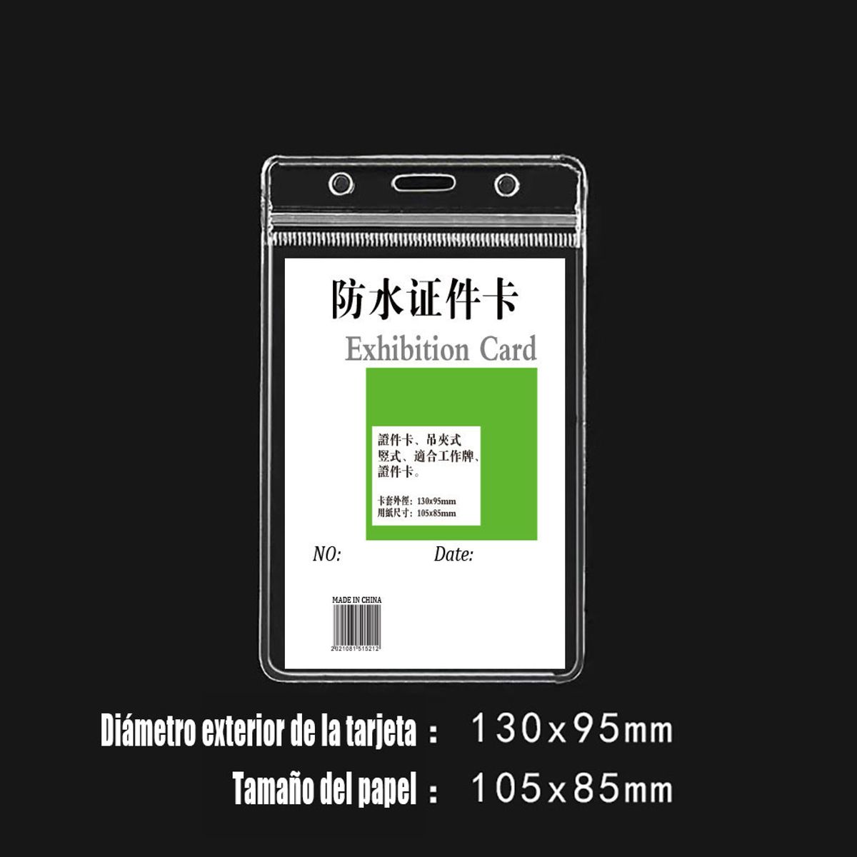 GENERAL - 10pcs Transparente Id Bus Estudiante Card Card Sleeves