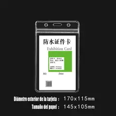 GENERAL - 10pcs Transparente Id Bus Estudiante Card Card Sleeves