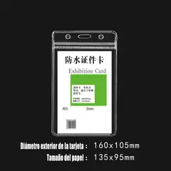 GENERAL - 10pcs Transparente Id Bus Estudiante Card Card Sleeves