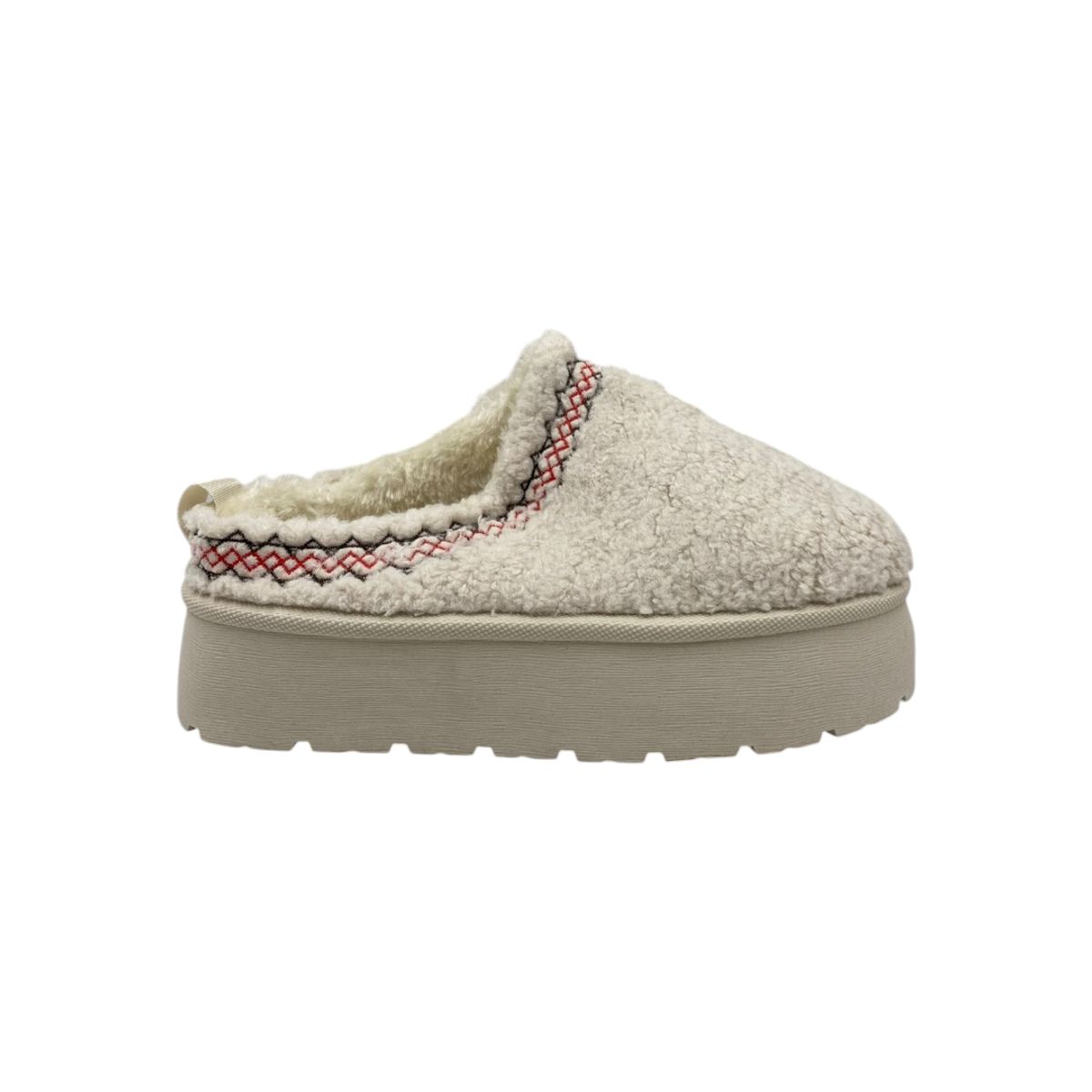 HERIEL - Pantufla Beige Chiporro Mujer