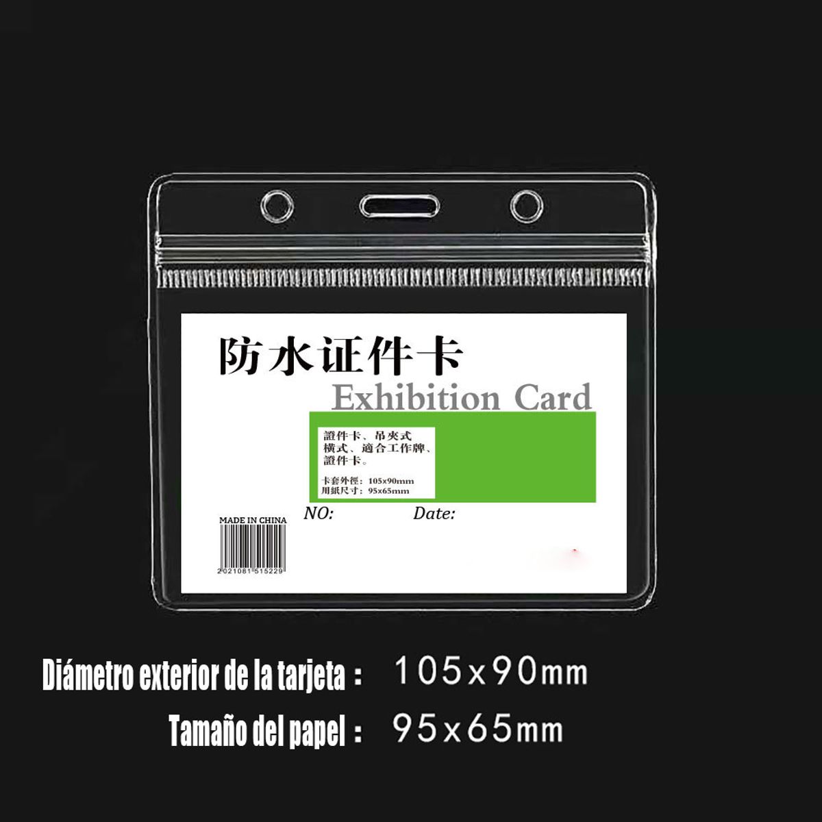 GENERAL - 10pcs Transparente Id Bus Estudiante Card Card Sleeves