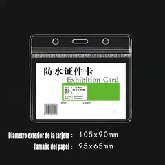 GENERAL - 10pcs Transparente Id Bus Estudiante Card Card Sleeves