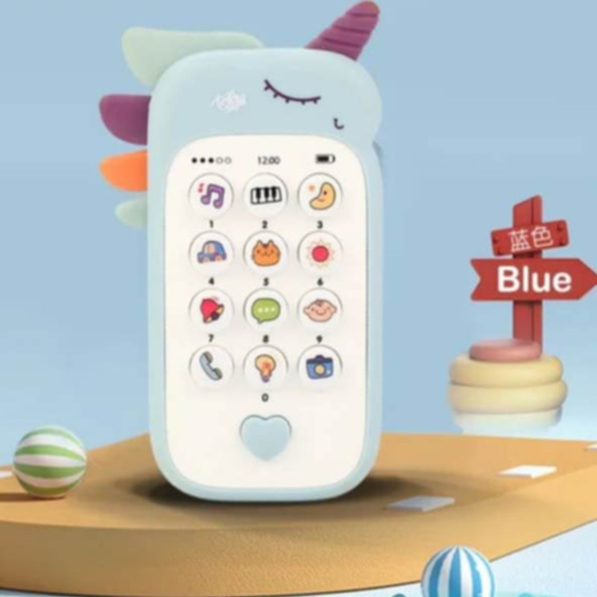 GENERICO - Juguete lindo de celular para bebé y niños Hay música y luz