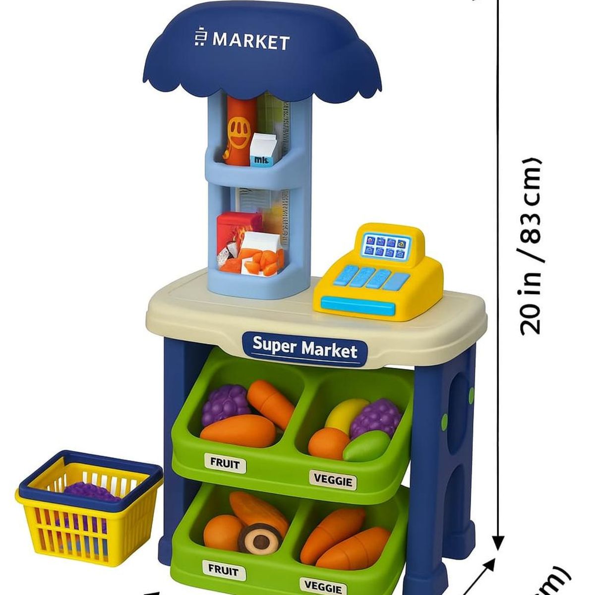 GENERICO - Set De Supermercado Infantil De Juguete