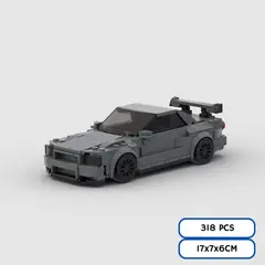 GENERICO - Nissan Skyline GT-R ( R34 ) Bloques De Construcción - 318 Pcs