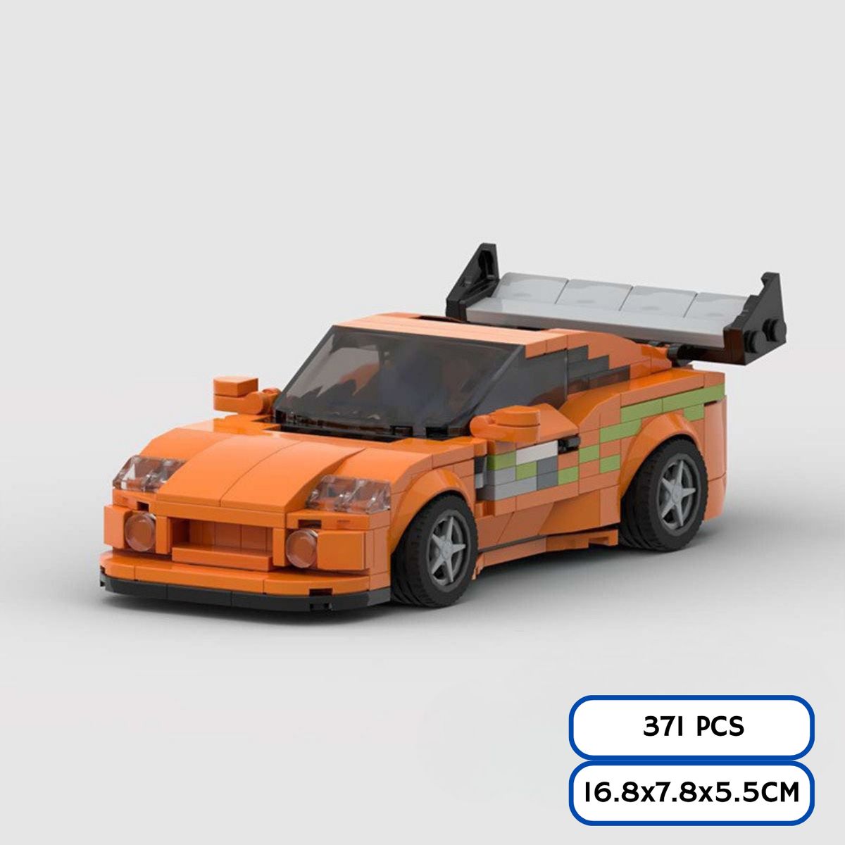GENERICO - Toyota Supra MK4 Rapidos y Furiosos Bloques De Construcción - 371 Pcs