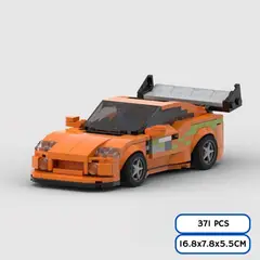 GENERICO - Toyota Supra MK4 Rapidos y Furiosos Bloques De Construcción - 371 Pcs