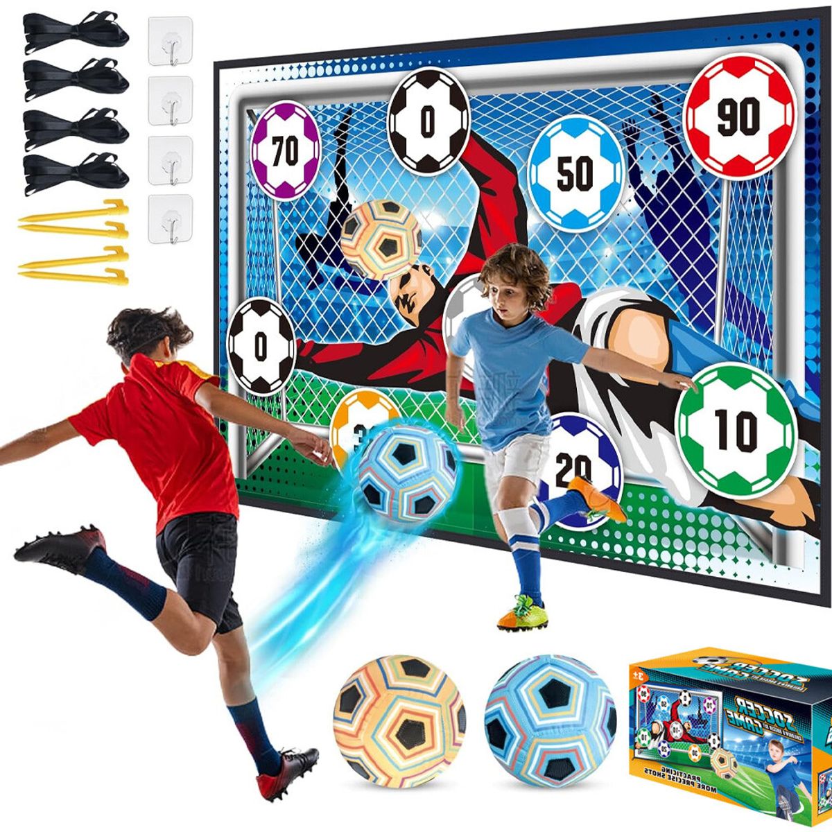 GENERICO - Juego De Fútbol Infantil 2 En 1 Para Interior Y Exterior