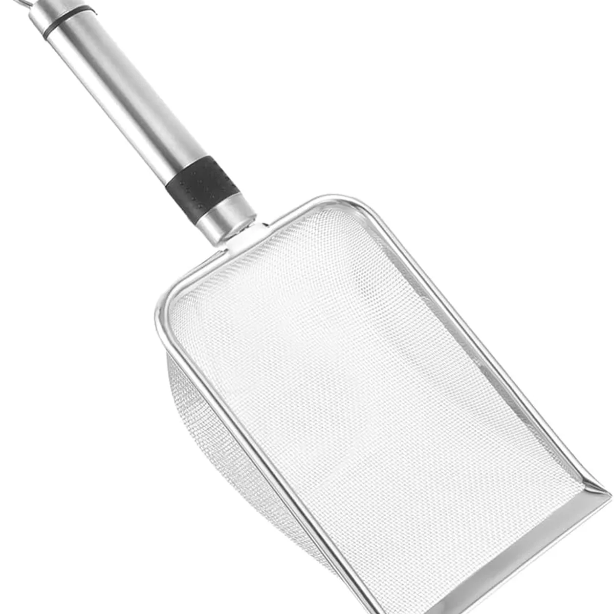 KUANGYE - Pala Arenero Metálica Fina Malla Para Arena Sanitaria Gatos