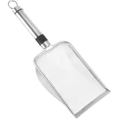 KUANGYE - Pala Arenero Metálica Fina Malla Para Arena Sanitaria Gatos