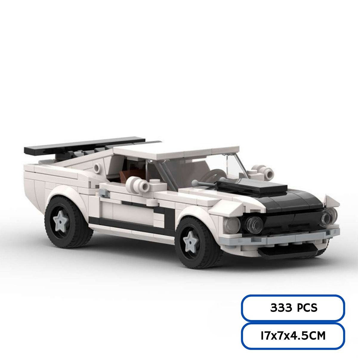 GENERICO - Mustang Boss 302 Bloques De Construcción - 333 Pcs