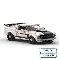 GENERICO - Mustang Boss 302 Bloques De Construcción - 333 Pcs