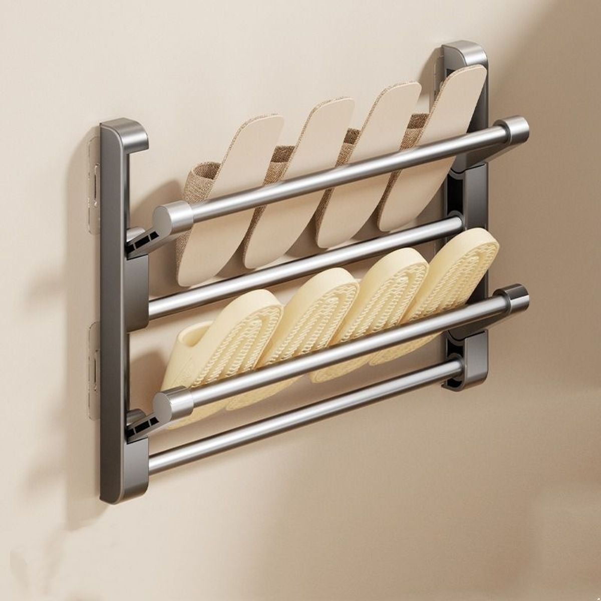 TATEE - Perchero plegable para zapatillas 50cm No requiere perforación