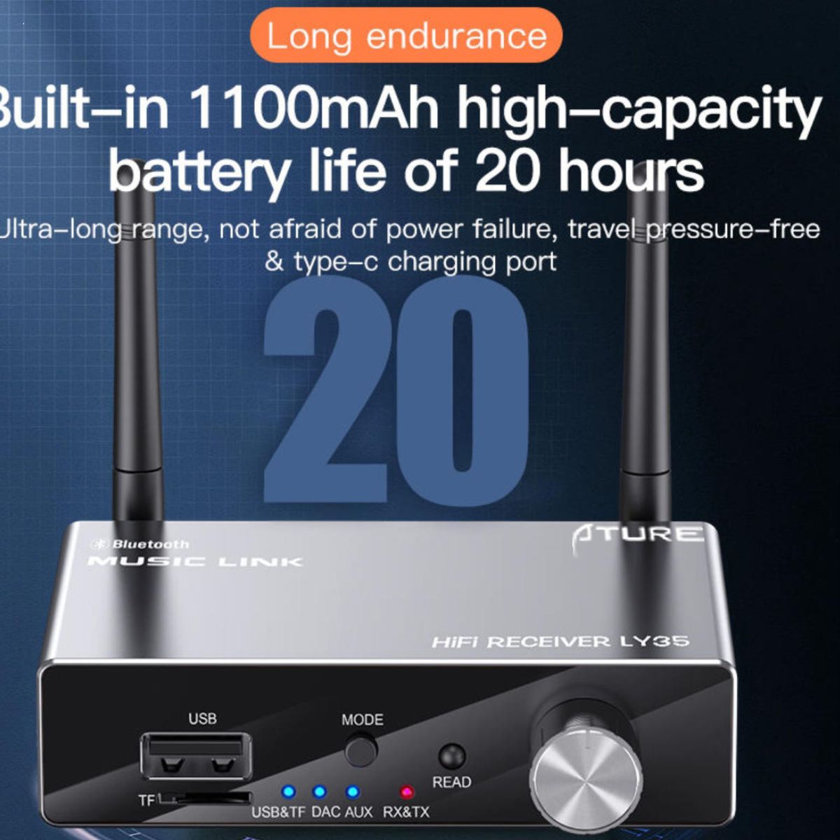 GENERICO - Adaptador Bluetooth 5.4 6 en 1 + 3 en 1 - Receptor y Transmisor Universal