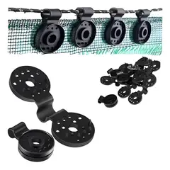 KUANGYE - 40Pcs Clips De Fijaciónpara RedesGancho Para Camping Lona Media Sombra Malla Raschel