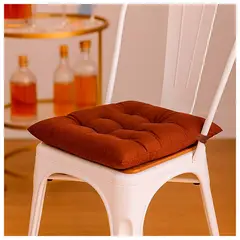 INSPIRACCI - Cojín para Silla Café Claro 40x40 cm