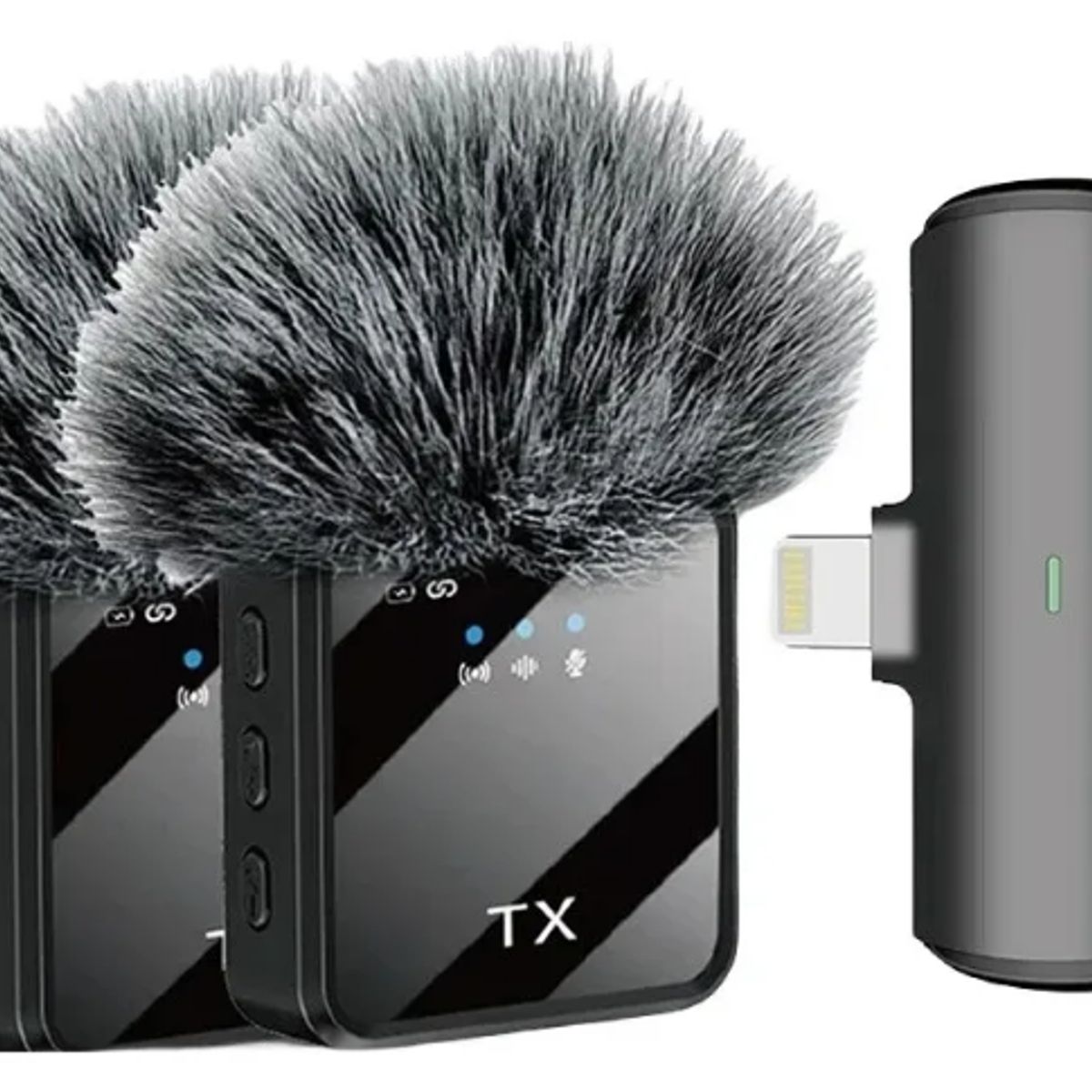 GENERICO - Micrófonos Inalámbrico Micrófonos Solapa Dual F15-2