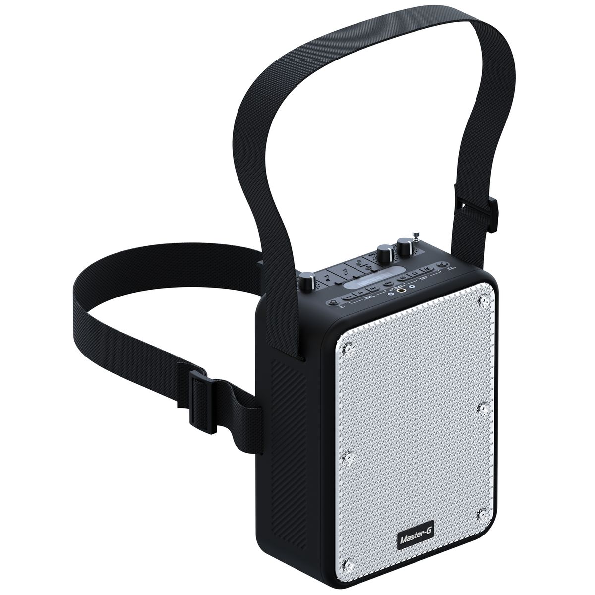 MASTER G - PARLANTE KARAOKE BLUETOOTH V53 525” TWS MP3 RADIO FM USB 30W USB-C MASTER-G MGFREESTYLET