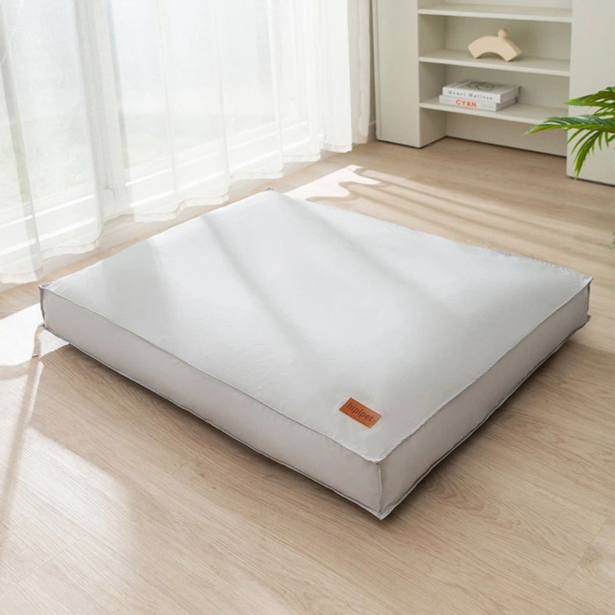 MUNDO MAGIA - Cama Para Perros Grandes Xl 120x90cm Confort Suave Mascotas Blanco Liso