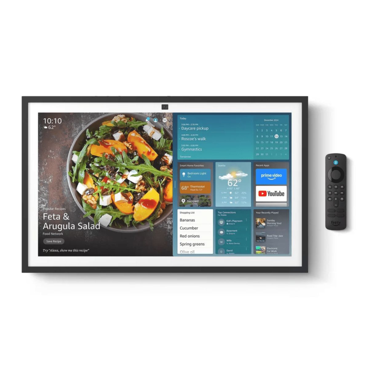 AMAZON - Amazon Echo Show 21 Full HD 21" Pantalla Inteligente con Fire TV y Alexa - Negro