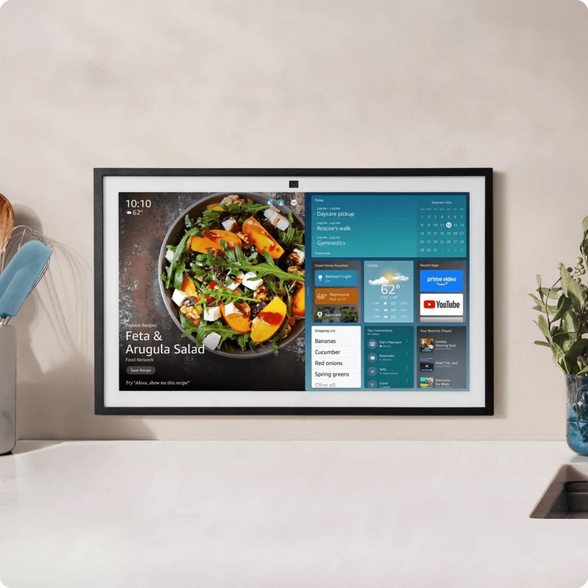 AMAZON - Amazon Echo Show 21 Full HD 21" Pantalla Inteligente con Fire TV y Alexa - Negro
