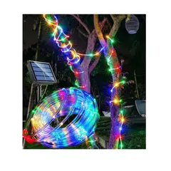 GENERICO - Manguera Tubo Luz Led Solar Tubo Flexible 50 Metros Multicolor