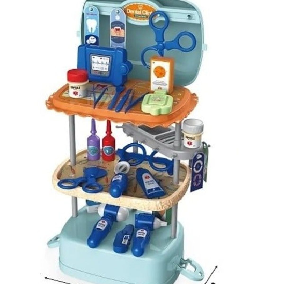 GENERICO - Juguete maleta de dentista para niños