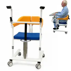 GENERICO - Silla Hidráulica Transferencia Paciente Baño Ducha Orinal WC