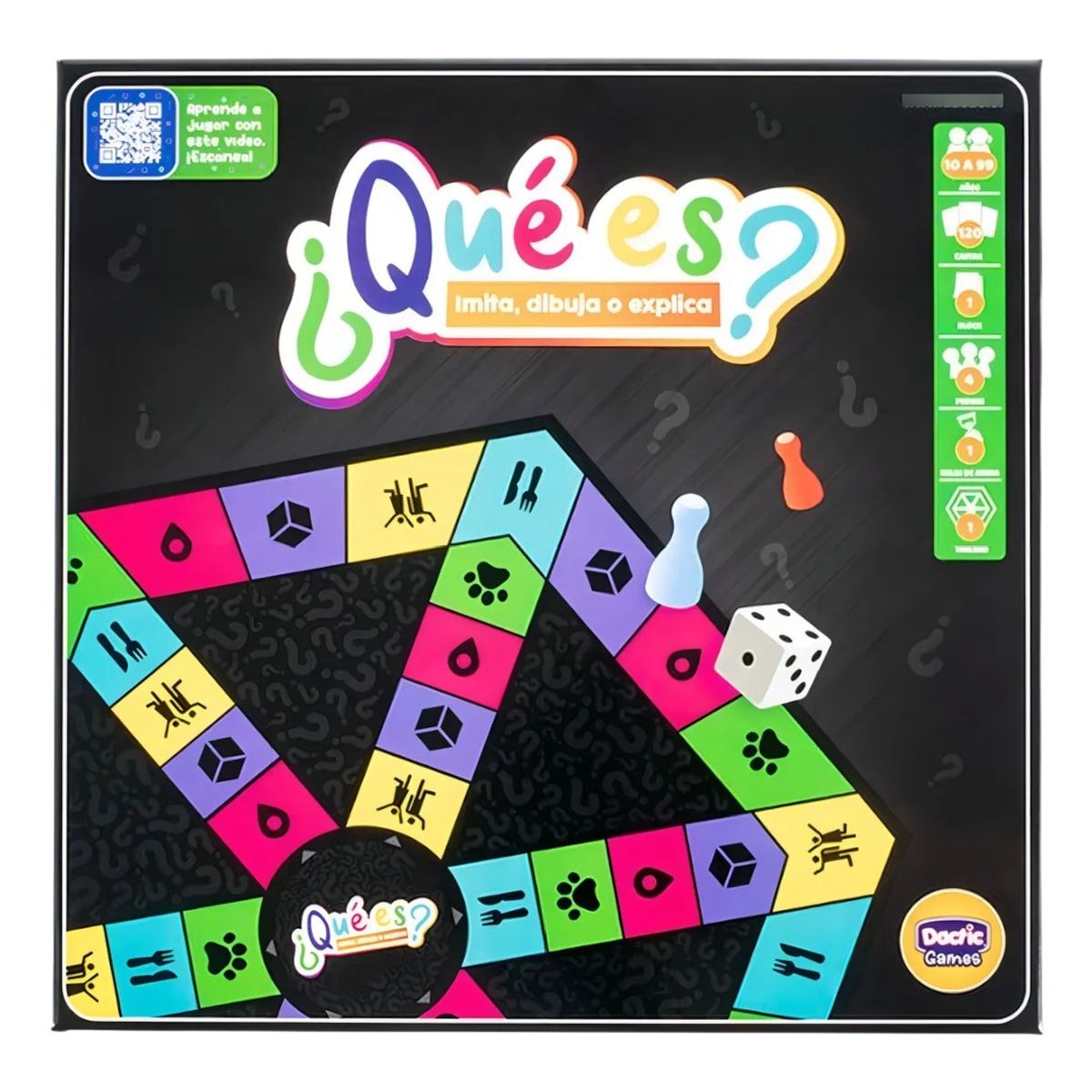 DACTIC - Juego De Mesa ¿Que Es Imita Dibuja O Explica Dactic