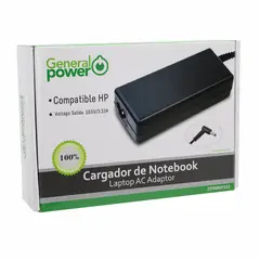 GENERAL POWER - CARGADOR DE ULTRABOOK - HP -19.5V/3.33A (TIP 4.5*3.0)