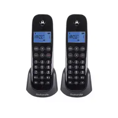 MOTOROLA - PAR TELELFONO INALAMBRICO C/ID NEGROS