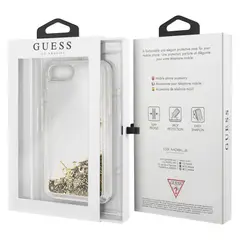 GUESS - CARCASA P/IPHONE 7/8 TRANS/GLITTER 2RADA GUHCI8GLUFLGO