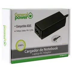 GENERAL POWER - CARGADOR NOTEBOOK ASUS 19V 2.37A 4.0 X 1.35MM