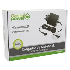 GENERAL POWER - CARGADOR NOTEBOOK ACER 19V 2,37A PTA. FINA ULTRABOOK