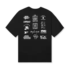 40S & SHORTIES - Polera Grid Tee Black