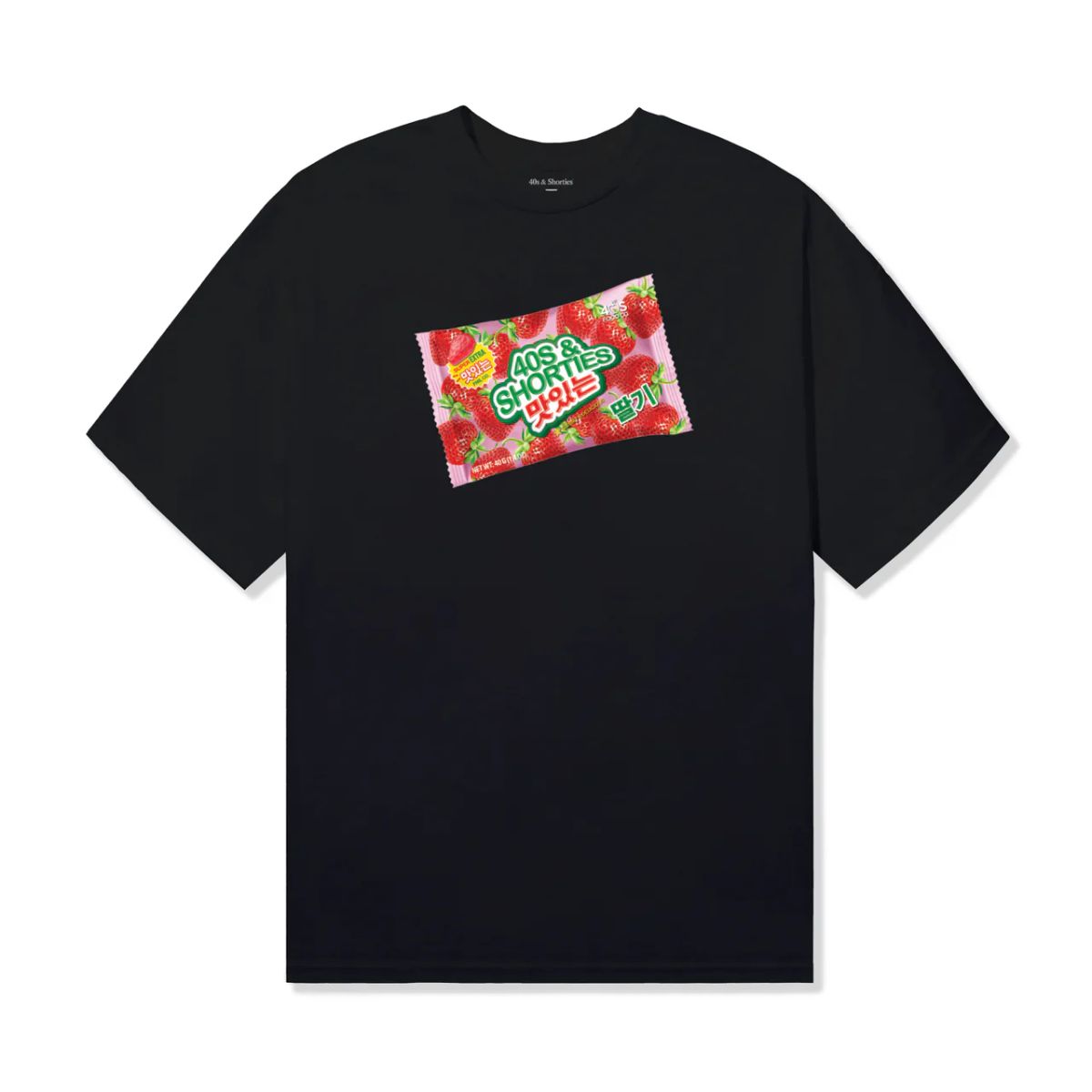 40S & SHORTIES - Polera 40S & SHORTIES Gummy Tee Black