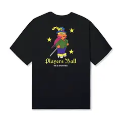 40S & SHORTIES - Polera Players Ball Tee Black