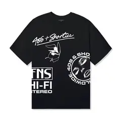 40S & SHORTIES - Polera Layout Tee Black