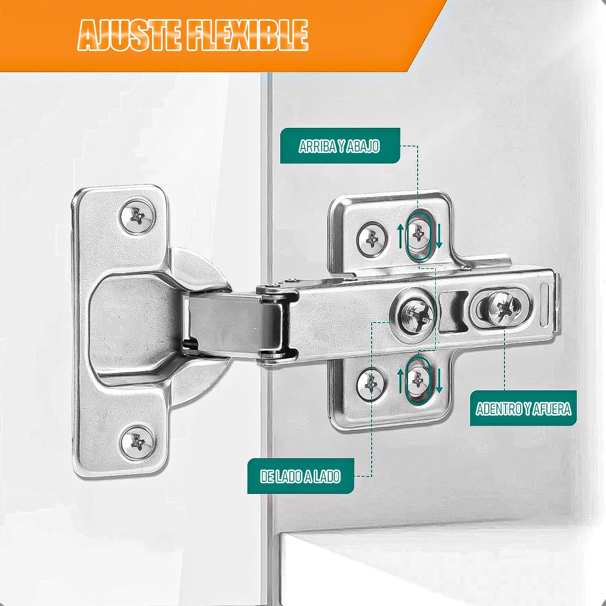 GENERICO - Pack 2 Bisagras Para Muebles Bisagra Cierre Suave Bisagras