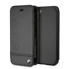 BLUEDIO - CARCASA BOOK BMW P/IPHONE 7/8 CUERO PU NEGRO BMFLBKI8LLSB