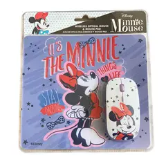 DISNEY - 76410N-NOC KIT MOUSE INALAMBRICO Y MOUSE PAD MINNIE 2