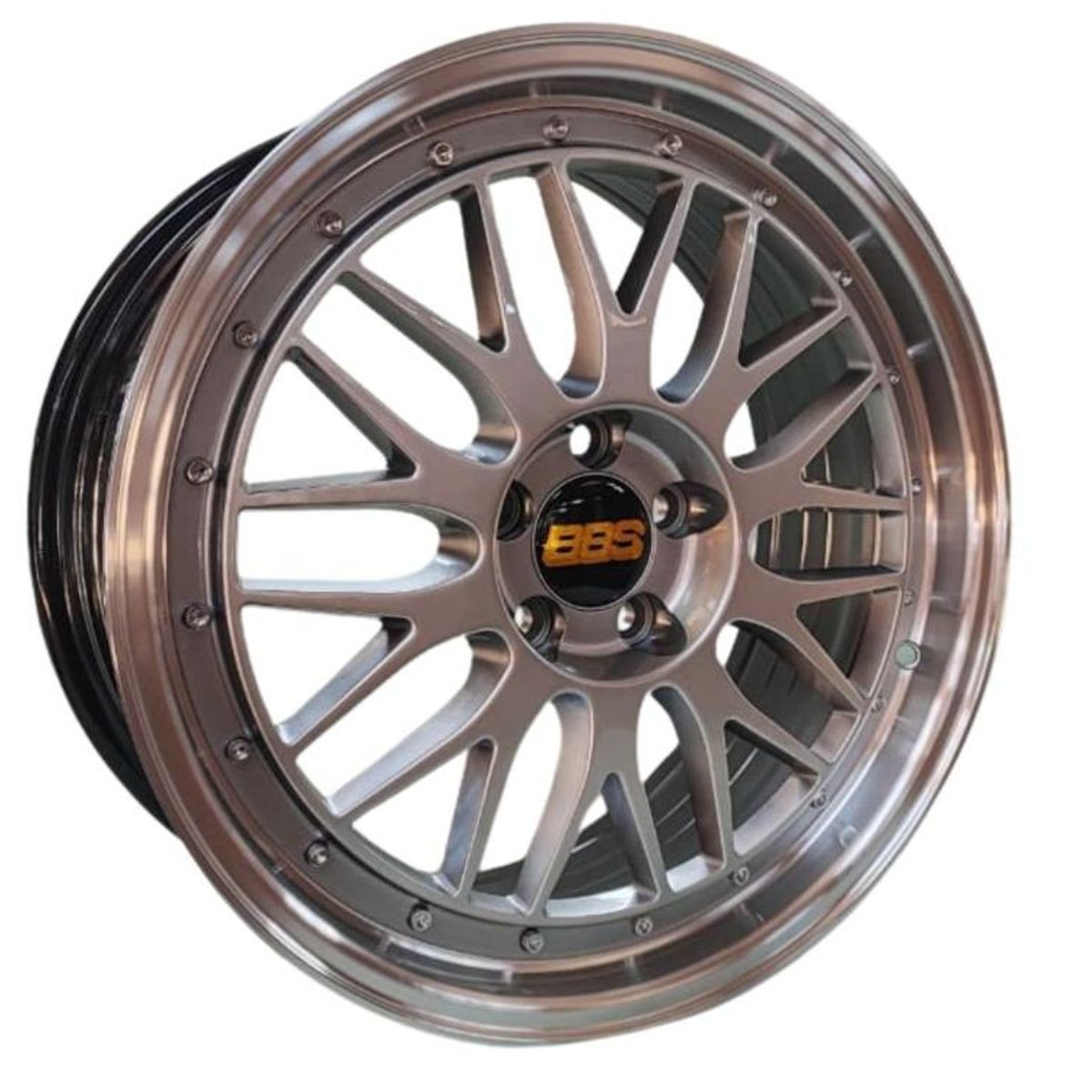 GENERICO - Juego de Llantas 15x65 5x1143 Et35 Hyper Black ML 506