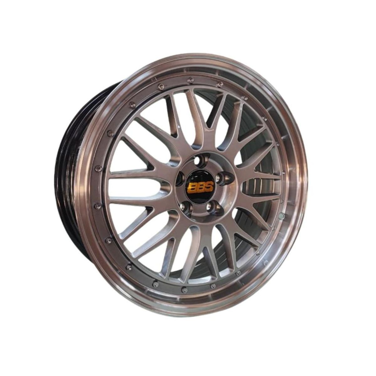 GENERICO - Juego de Llantas 15x65 5x1143 Et35 Hyper Black ML 506