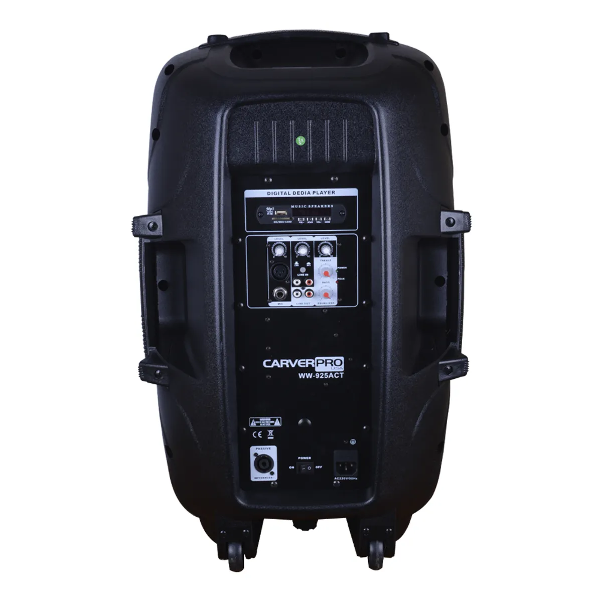 CARVERPRO - CAJA ACUSTICA ACTIVA 15 300W BLUETOOTH USB CJW-58 CARVERPRO