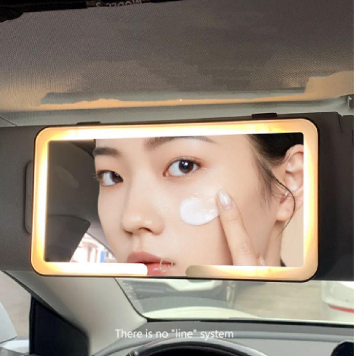 GENERICO - Espejo De Maquillaje De Visera De Coche 3 Modos Luz Led
